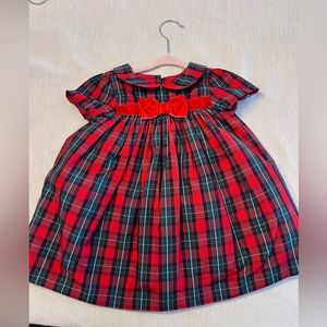 Janie and Jack Red Tartan Plaid Dress